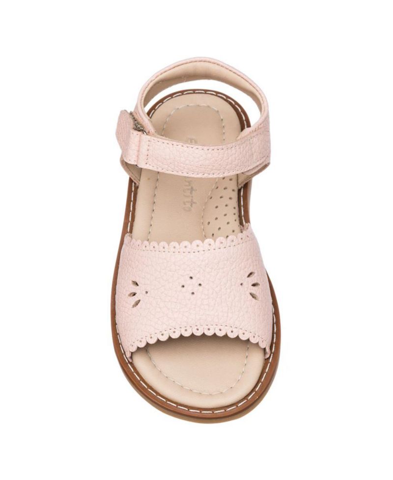 Girls Classic Sandal with Scallop