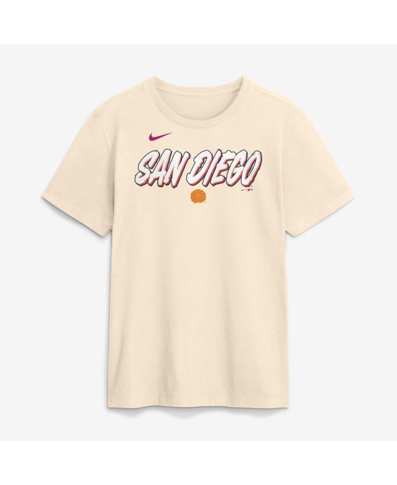 Men's Cream San Diego Padres 2026 City Connect Wordmark T-Shirt