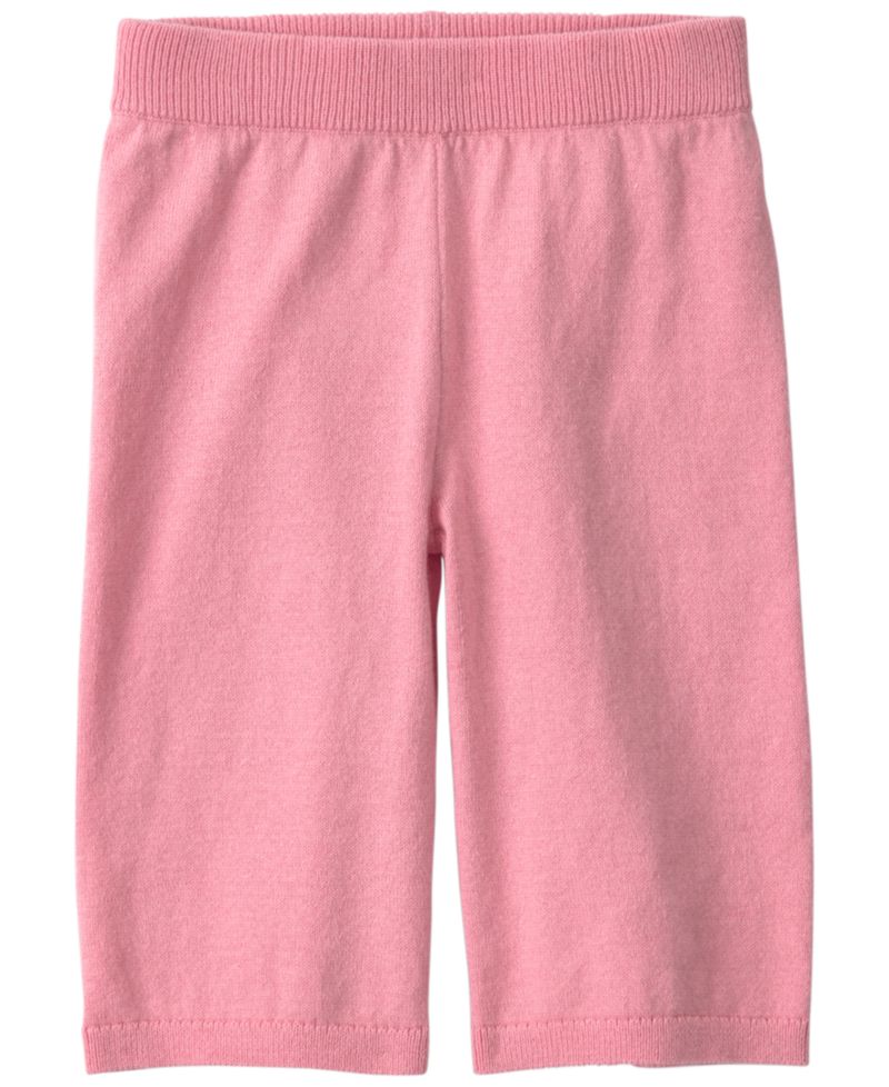 Baby Girls' Crochet Collar Sweater and Pants, 2-Piece Set