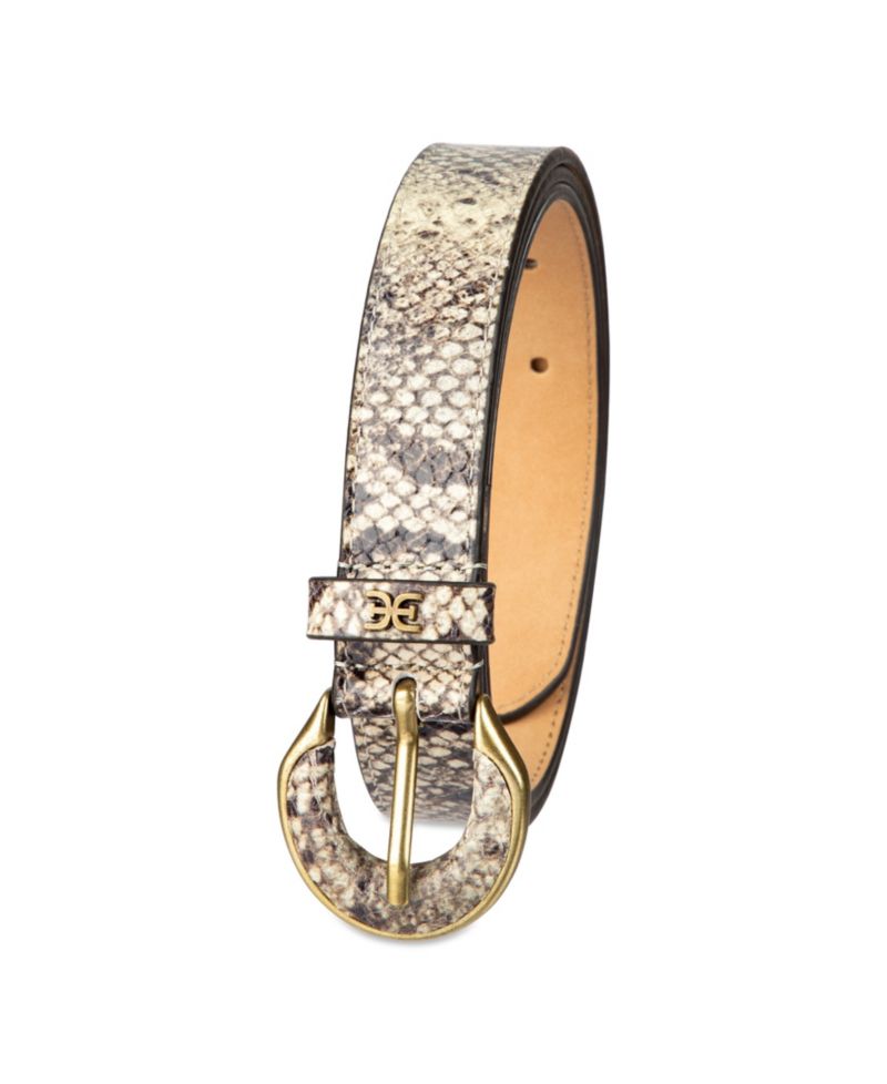 Women's Leather Harness Buckle Belt