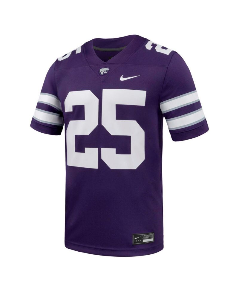 Men's 25 Purple Kansas State Wildcats Untouchable Replica Game Jersey