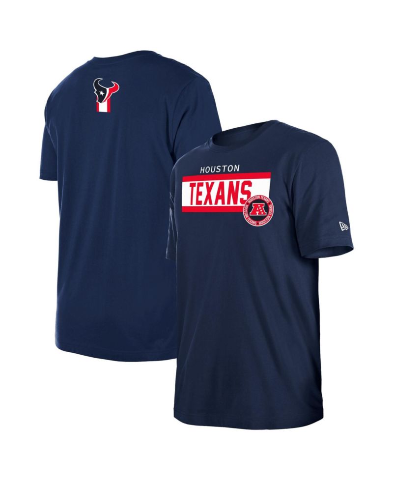 Men's Navy Houston Texans 3rd Down High Density Print T-Shirt