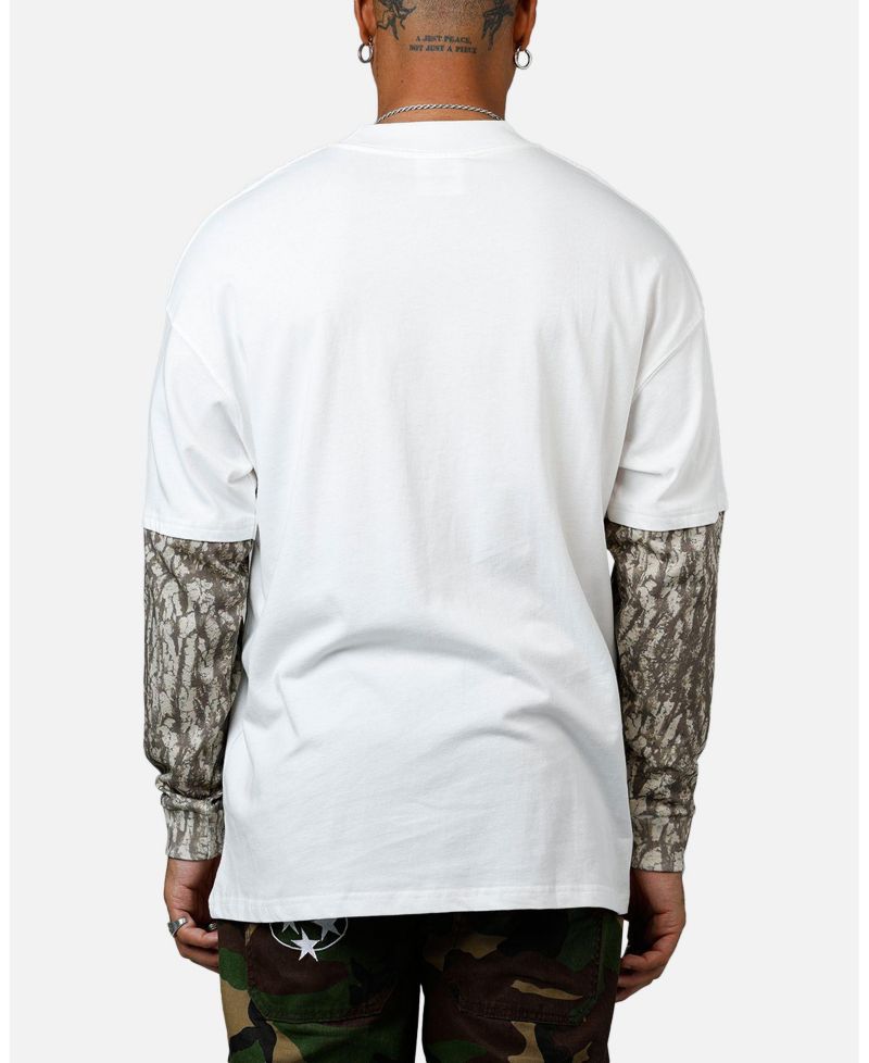 Men's Graffiti Layered Long Sleeve T-Shirt