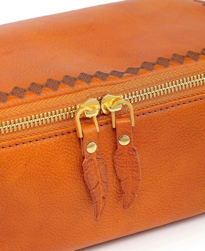 Celosia Rectangular Leather Jewelry Case
