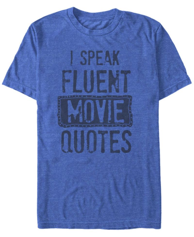 Men's Speak Movies Short Sleeve Crew T-shirt