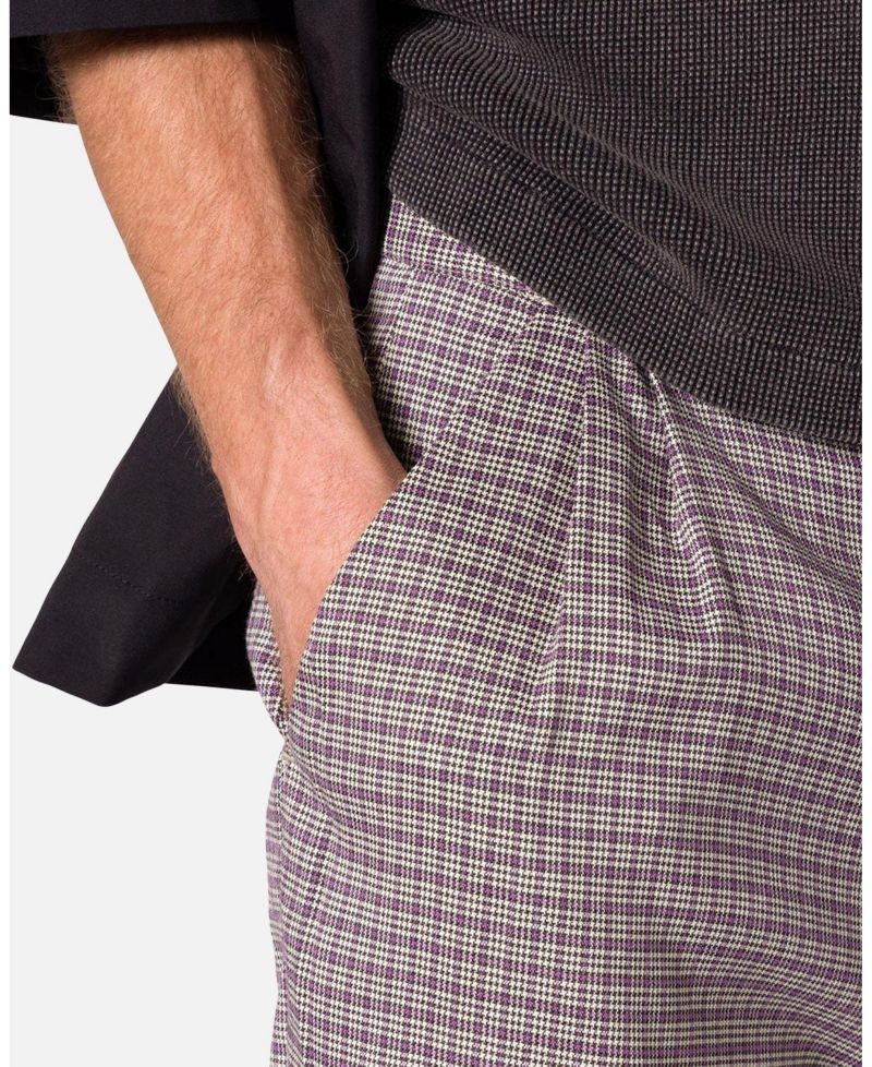 Men's Wide Leg Trouser Pants.