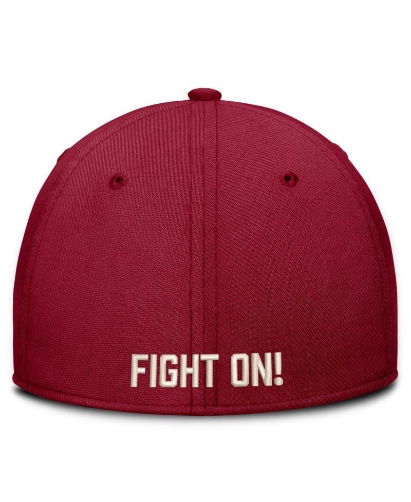 Men's Cardinal USC Trojans Dri-FIT Vintage Rise Swooshflex Flex Hat