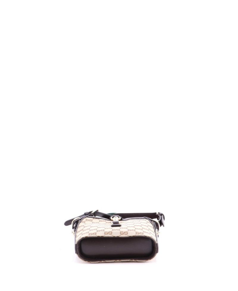 Mini Bucket Bag GG Canvas with Leather