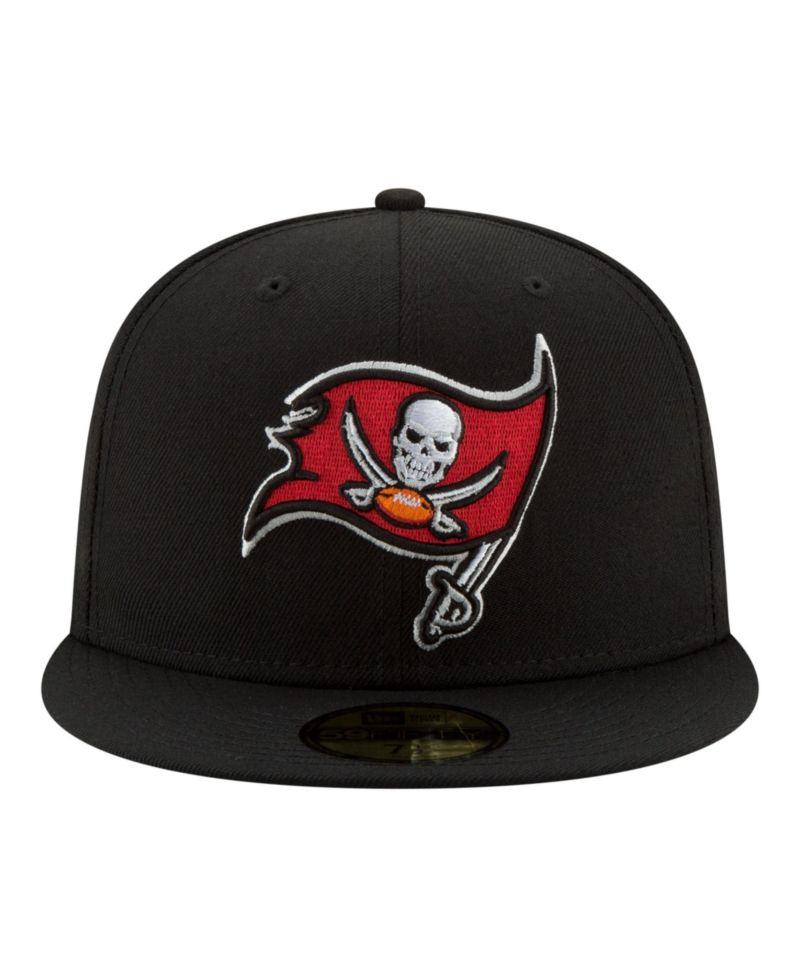 Men's Black Tampa Bay Buccaneers 59FIFTY Fitted Hat