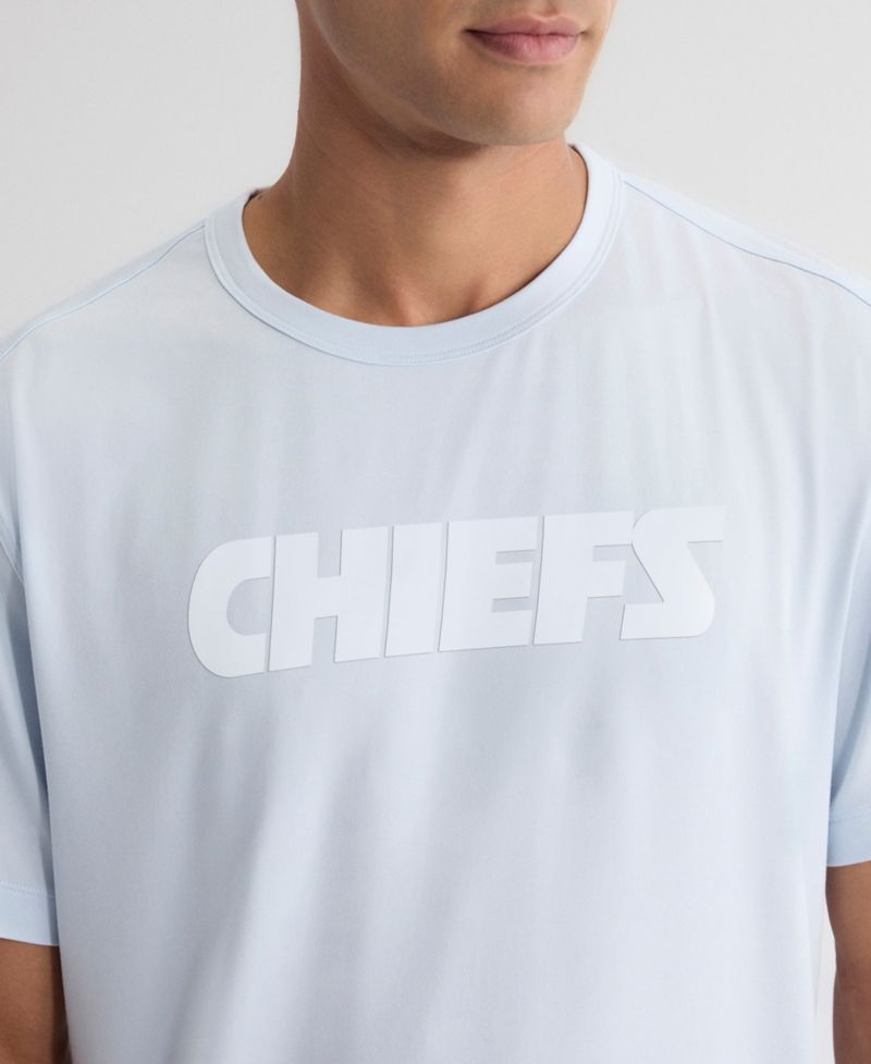 Men's Light Blue Kansas City Chiefs Clutch T-Shirt
