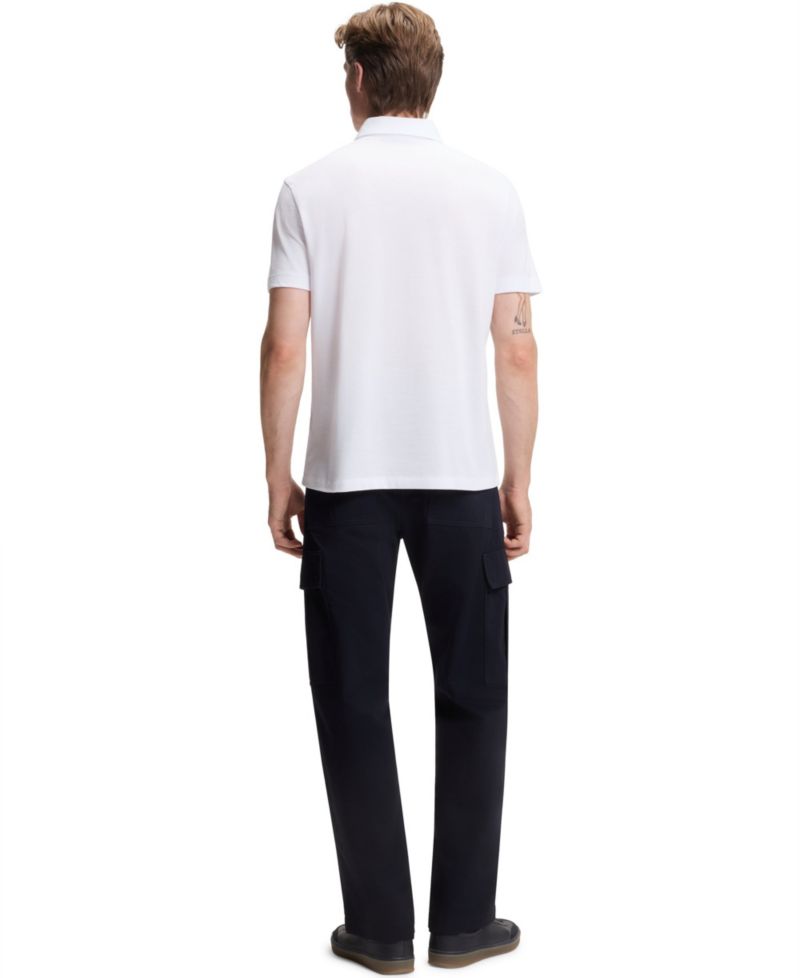 BECKHAM x BOSS Men's Cotton Silk Polo Shirt