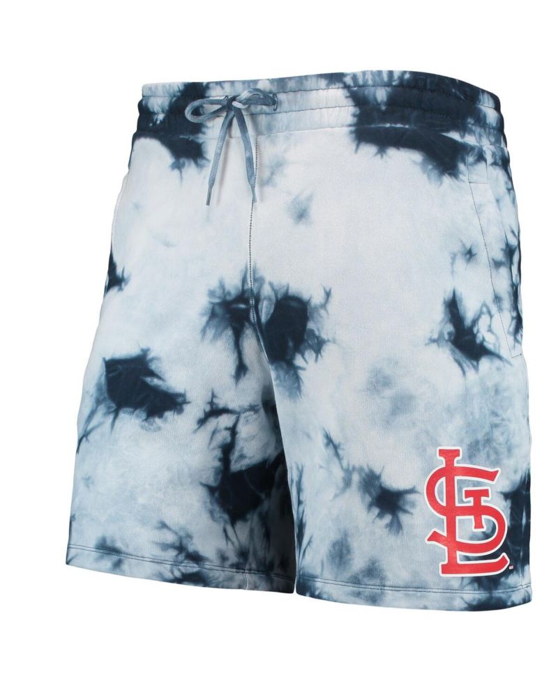 Men's Navy St. Louis Cardinals Team Dye Shorts