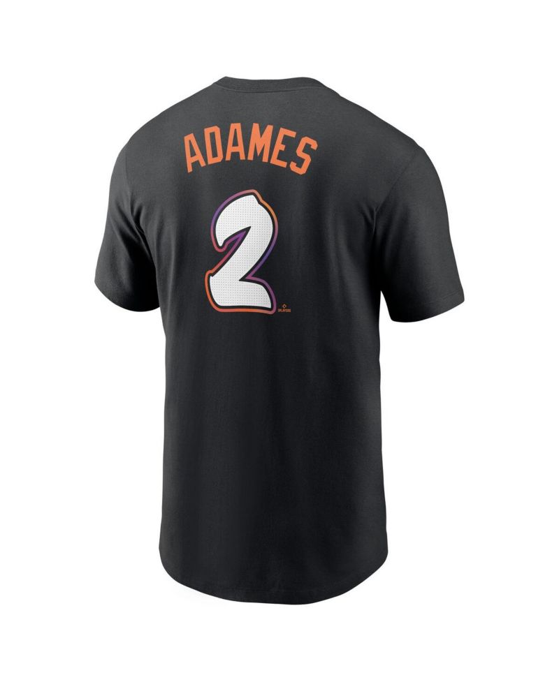 Men's Willy Adames Black San Francisco Giants 2025 City Connect Fuse Name & Number T-Shirt