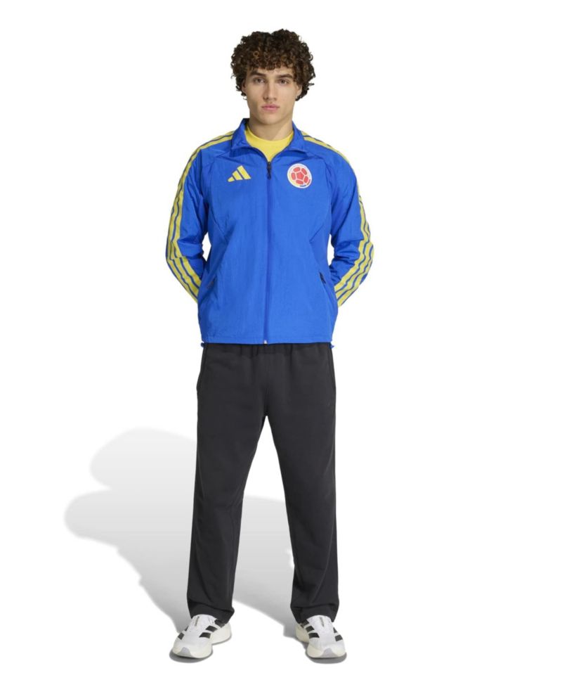 Men's Blue Colombia National Team 2026 Home Full-Zip Game Day Anthem Jacket