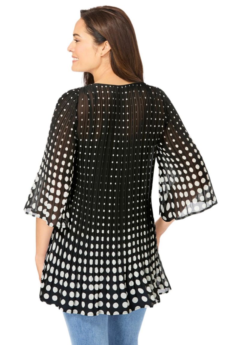 Women's Within Embellished Pleated Blouse