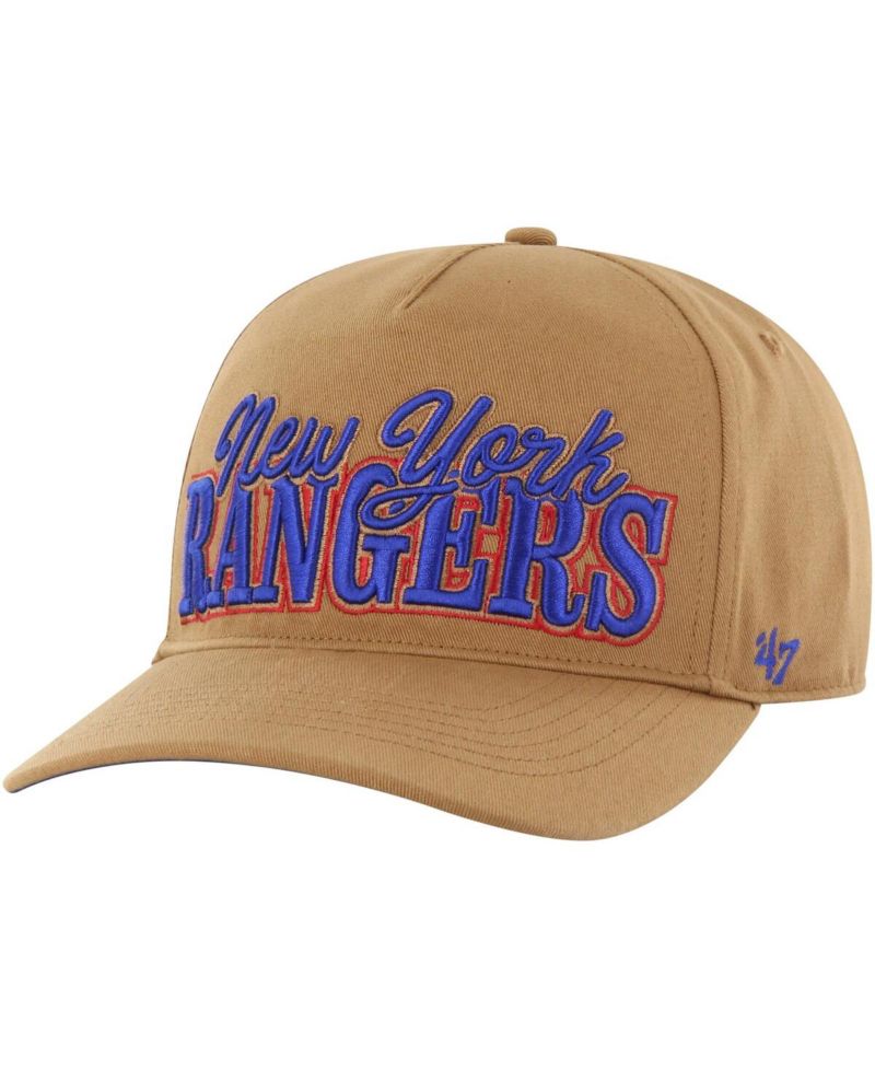 Men's Tan New York Rangers Barnes Hitch Adjustable Hat