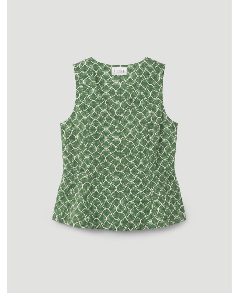 Women's Sybil V-Neck Air Flow Godet Top