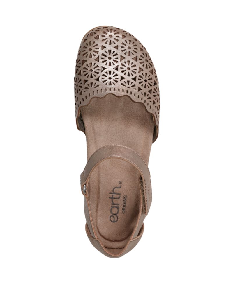 Women's Bronnie Perforated Two-Piece Flat Sandals