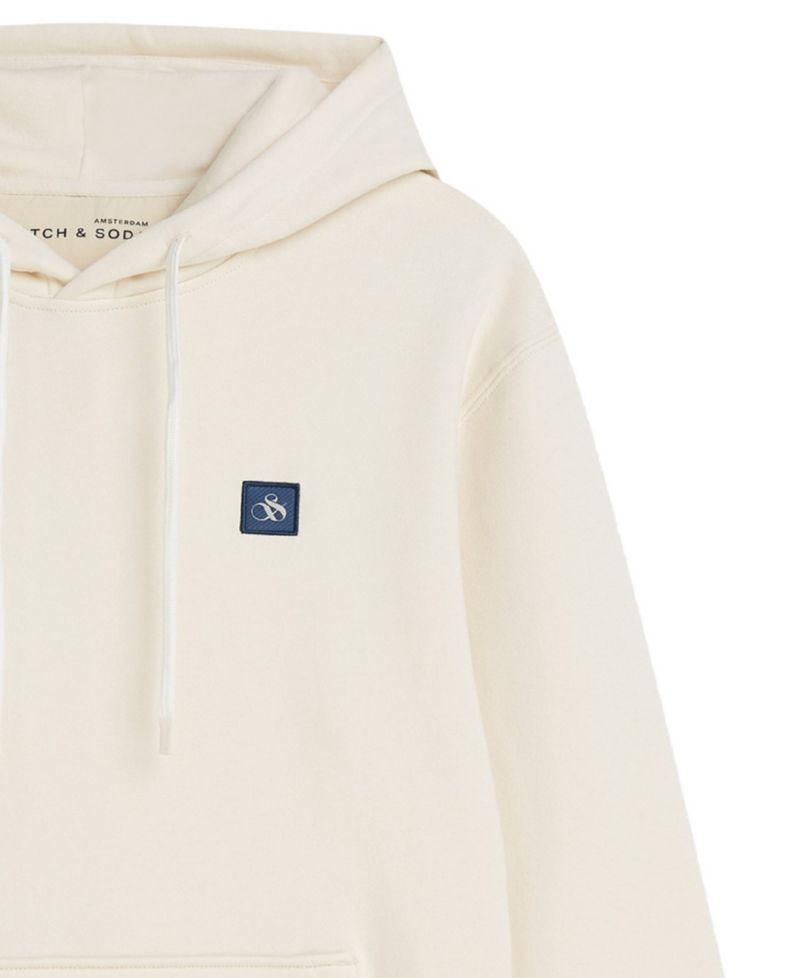 Men's Logo Badge Regular-Fit Hoodie