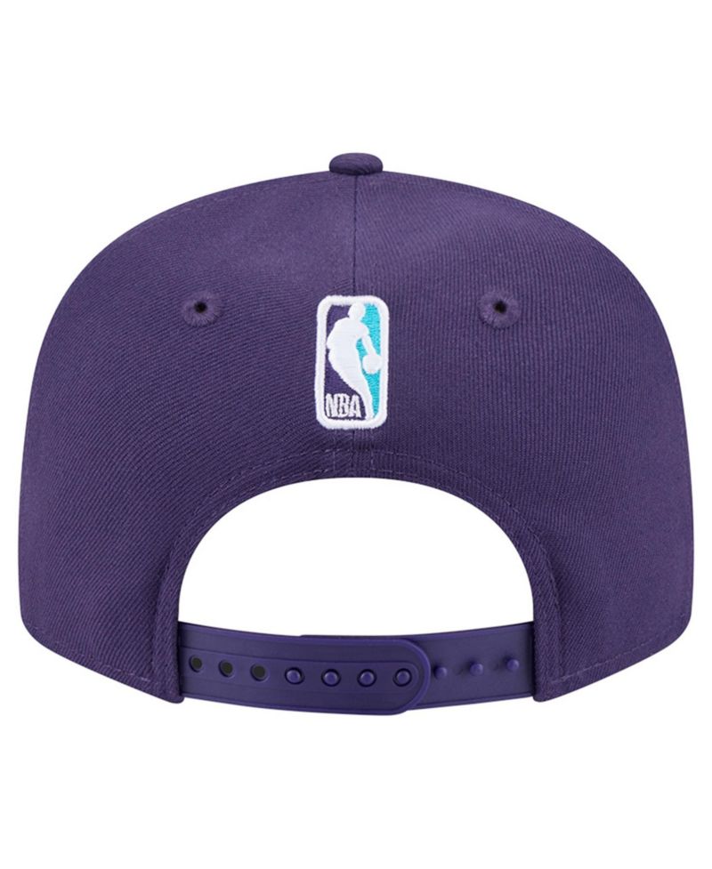Men's Purple Charlotte Hornets Two-Tone 9FIFTY Snapback Hat