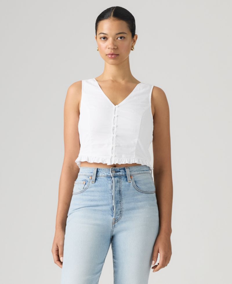 Plus Size Teagan V-Neck Sleeveless Blouse
