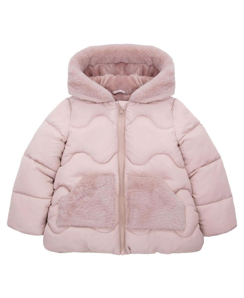 Baby Girls Soft Lined Puffer Jacket 6-24M
