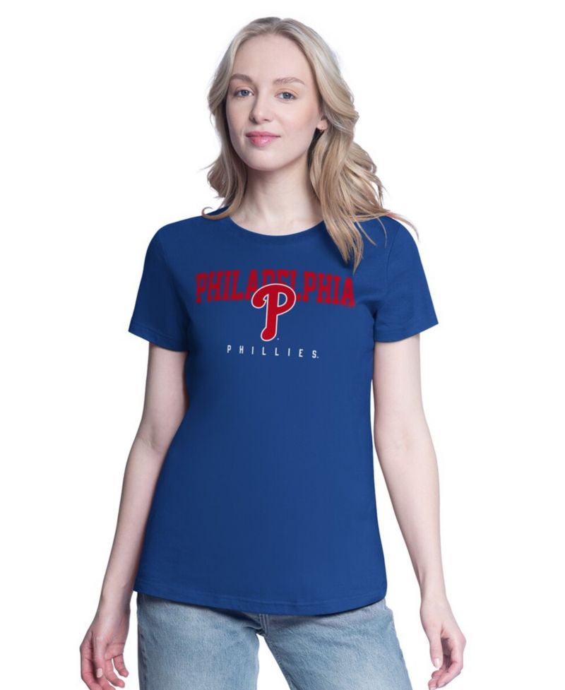 Women's Red/Royal Philadelphia Phillies Two T-Shirt Combo Pack