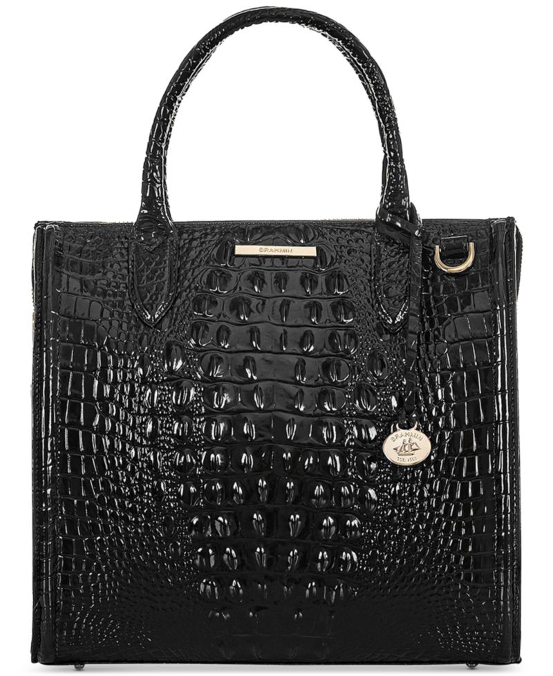 Caroline Melbourne Medium Leather Satchel Bag