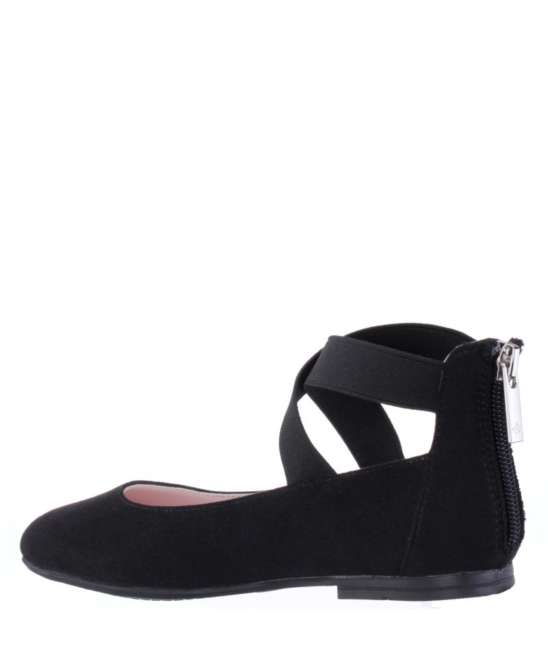 Little Girls Marissa Crisscross Ankle Strap Ballet Flat