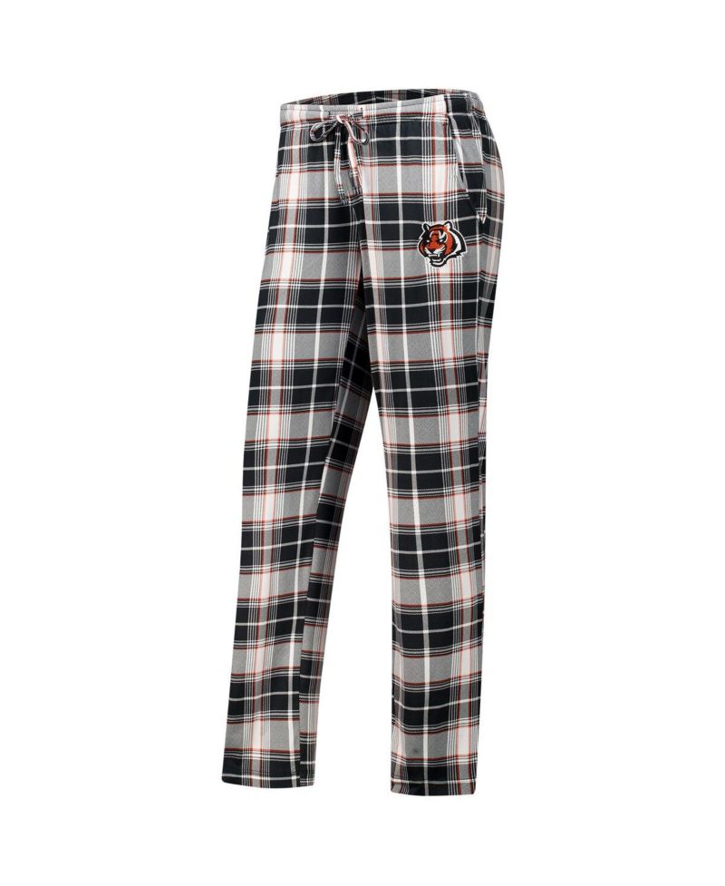 Women's Black Cincinnati Bengals Ashford Plaid Knit Pants