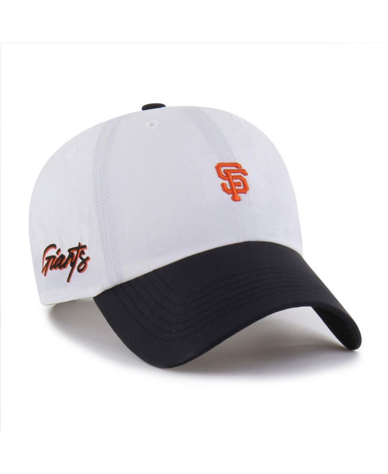 Men's White/Black San Francisco Giants Vista Mini Clean Up brrr&deg; Adjustable Hat
