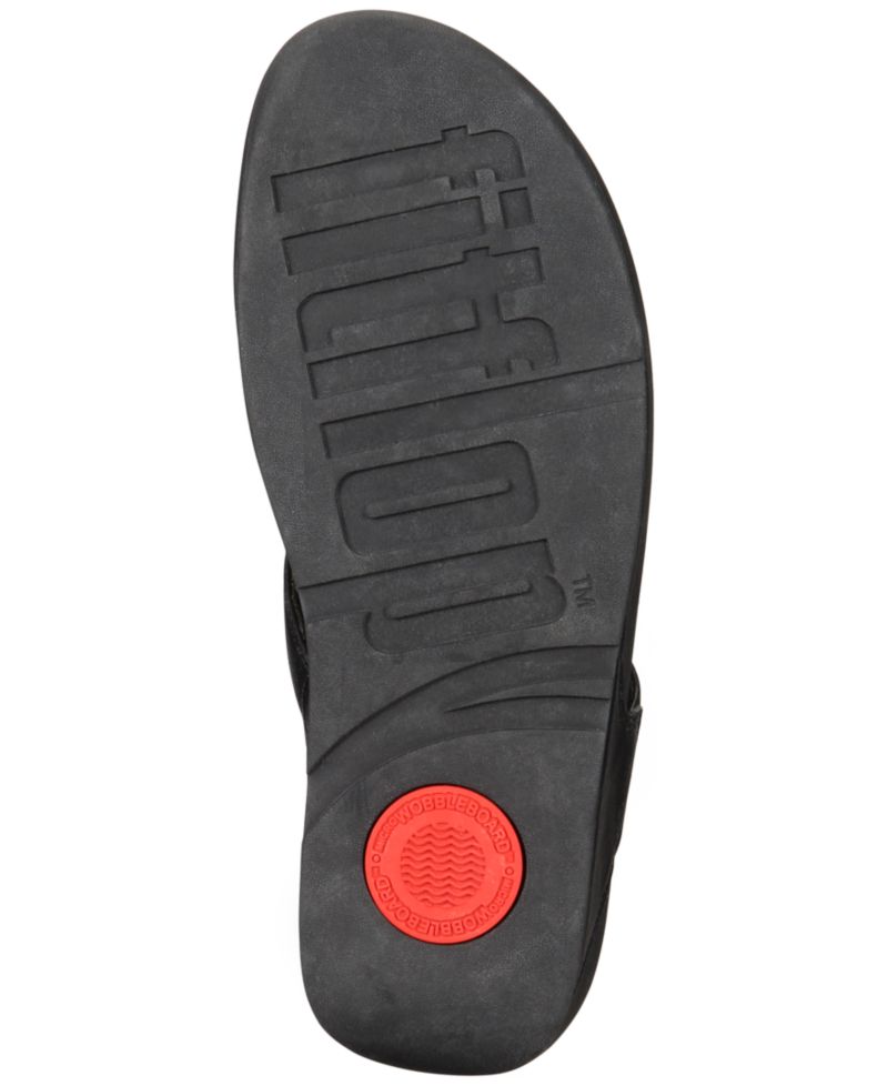 Lulu Leather Toe-Thongs Casual Sandals