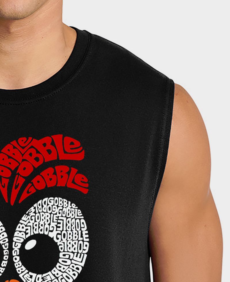 Men's Turkey Face Graphic Tank Top