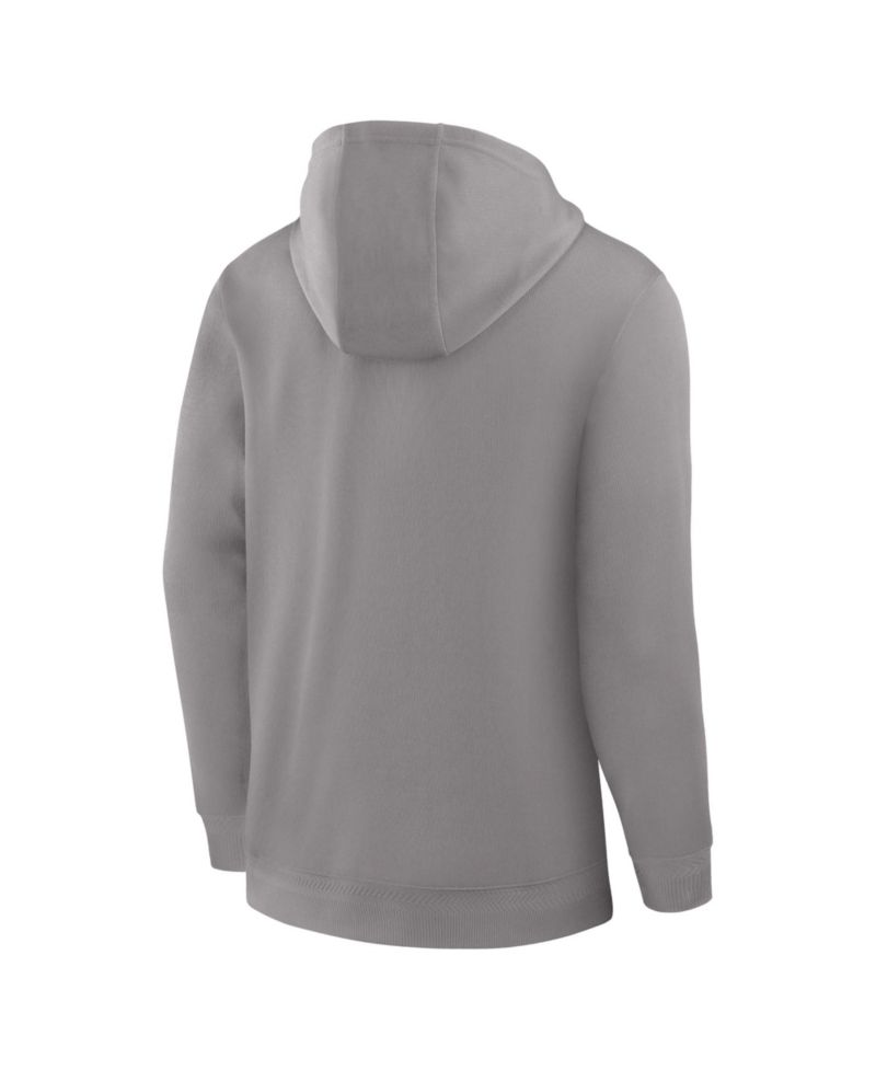 Men's Gray Ohio State Buckeyes 2025 Coaches Premium Dri-FIT Quarter-Zip Hoodie