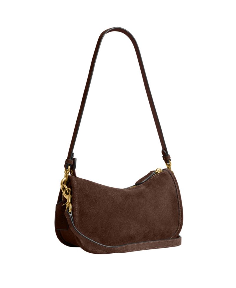 Waverly Small Suede Shoulder Bag