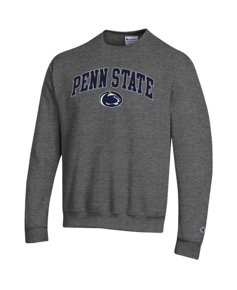 Men's Navy Penn State Nittany Lions Arch Over Logo Pullover Sweatshirt
