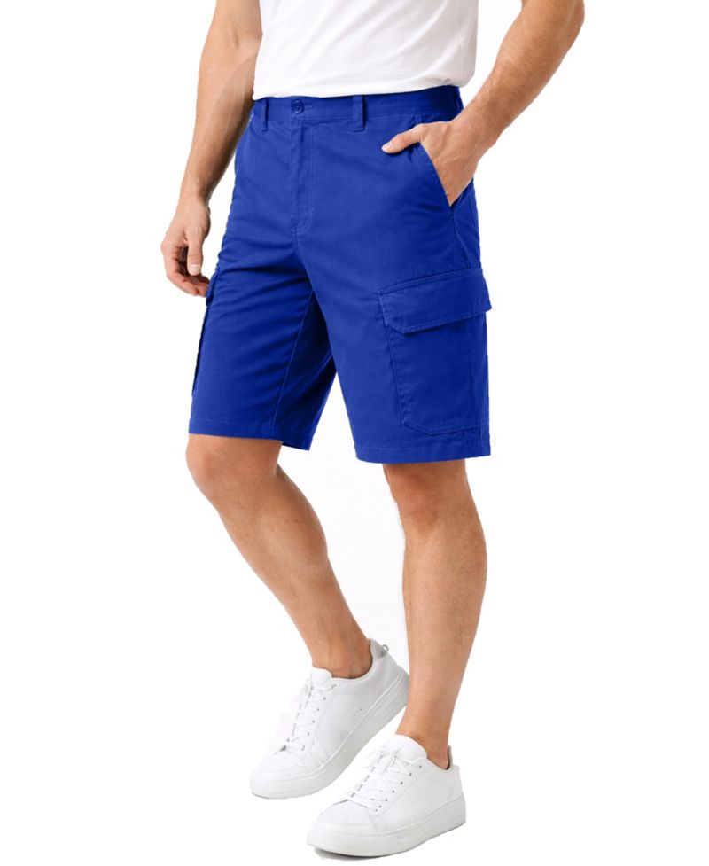 Men's Cotton Flex-Stretch Cargo Shorts