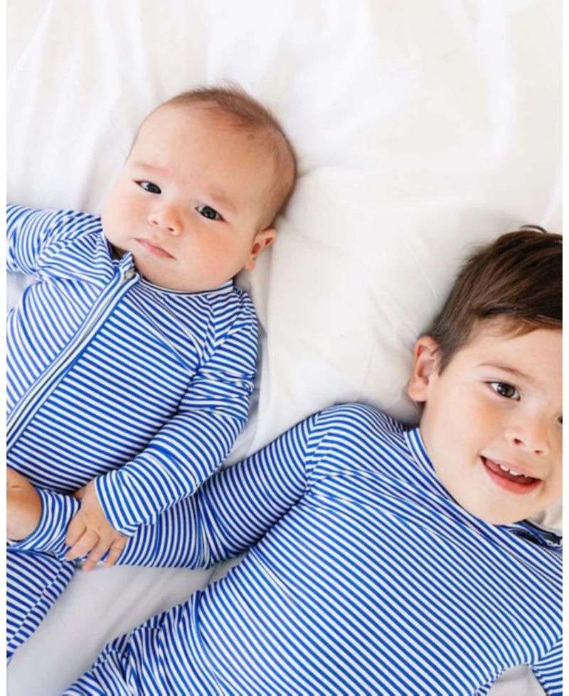 Baby Boys Cobalt Stripe Pajama Set