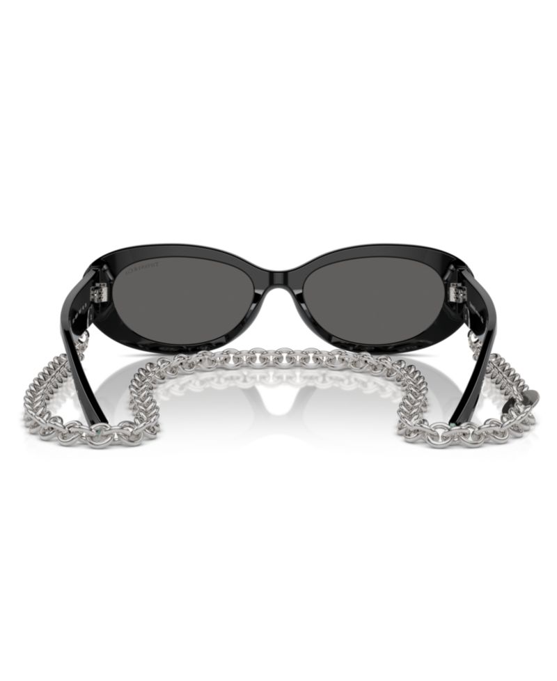 Women's Oval Sunglasses w/Chain, Tf4221