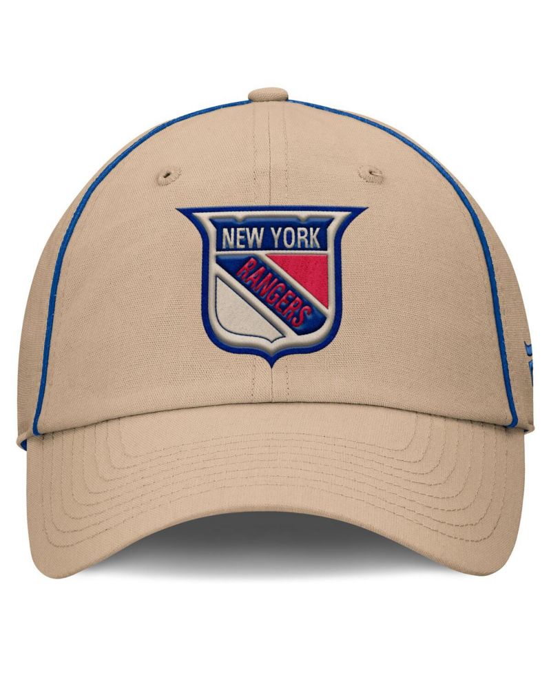 Men's Tan New York Rangers Heritage Setoff Adjustable Hat