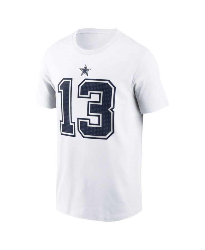 Men's Caleb Downs White Dallas Cowboys 2026 NFL Draft Name & Number T-Shirt
