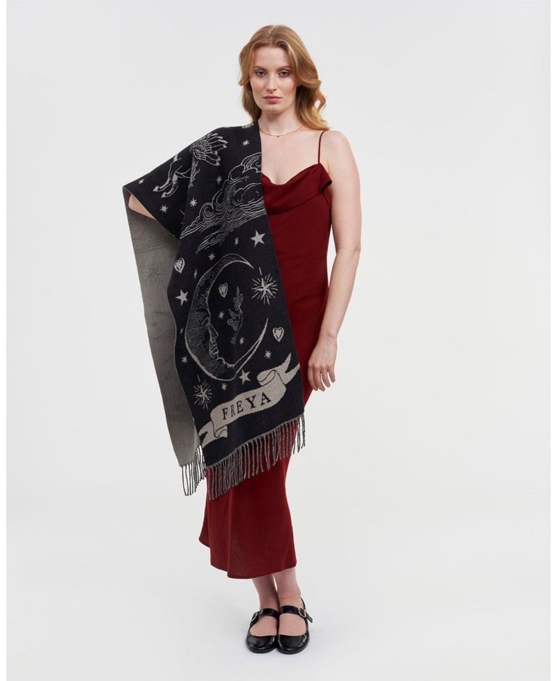 Women's Freya Celestial Jacquard Scarf