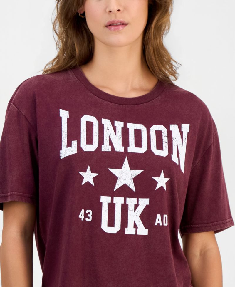 Juniors' London Graphic T-Shirt