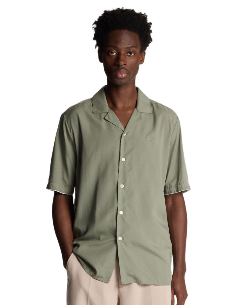 Men's Contrast Cuff Shirt