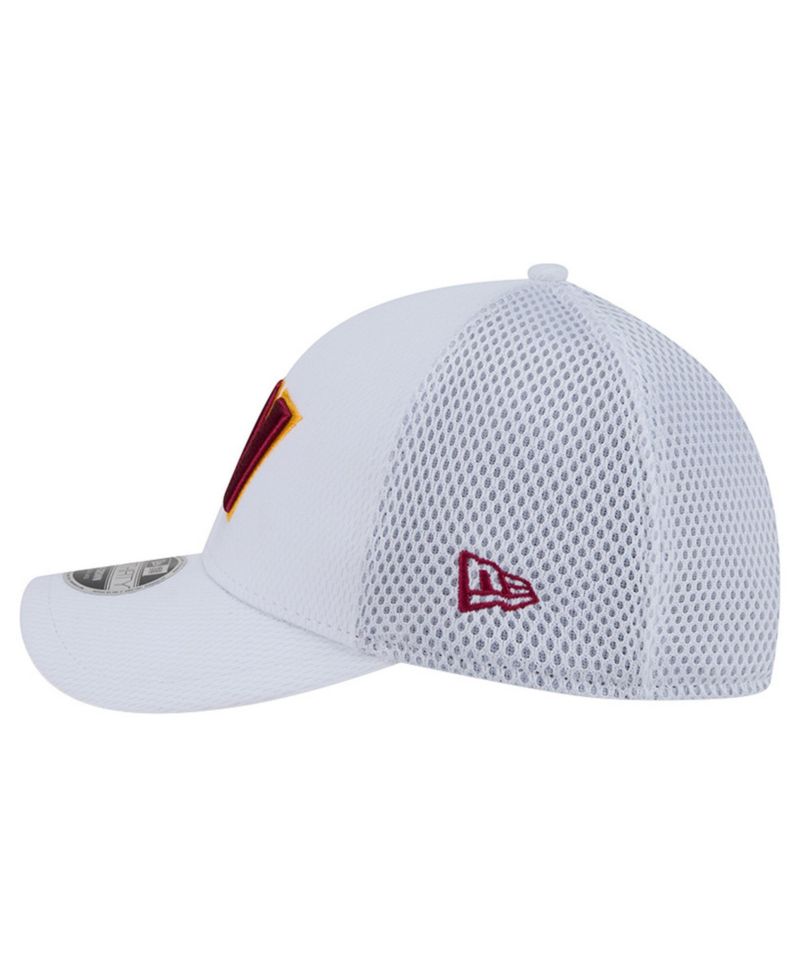 Men's White/Burgundy Washington Commanders Dash 39THIRTY Flex Hat