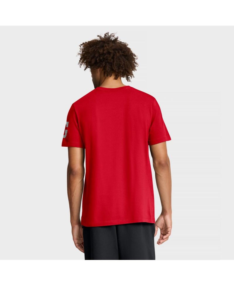 Men's Red Georgia Bulldogs Legacy Arch T-Shirt