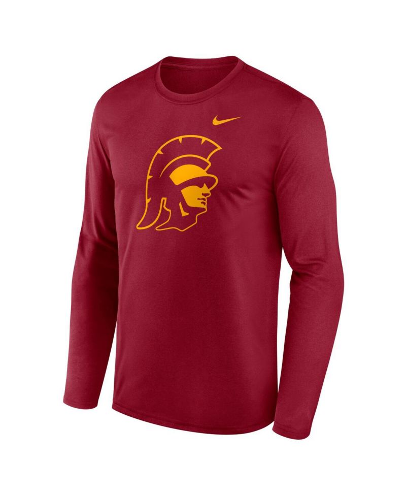 Men's Cardinal USC Trojans Primetime Alternate Logo Legend Long Sleeve T-Shirt