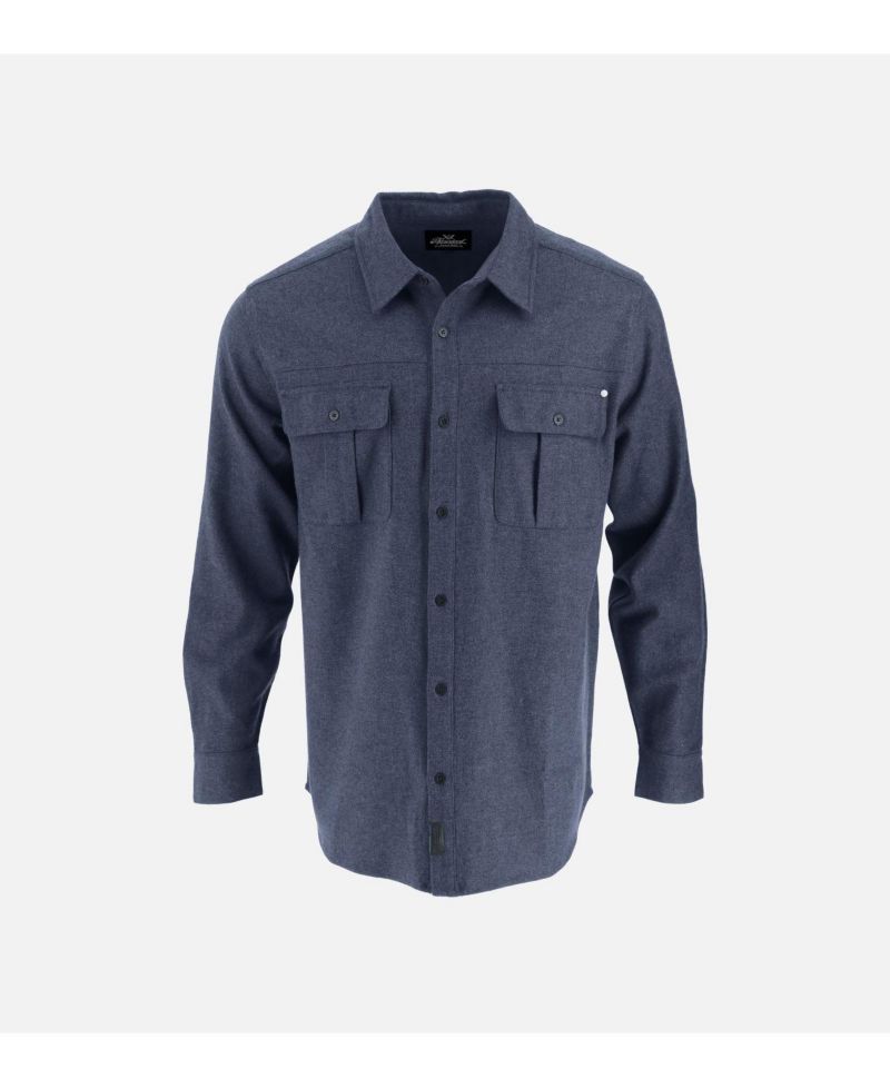 Big & Tall Heavyweight Brushed Button Up Shirt