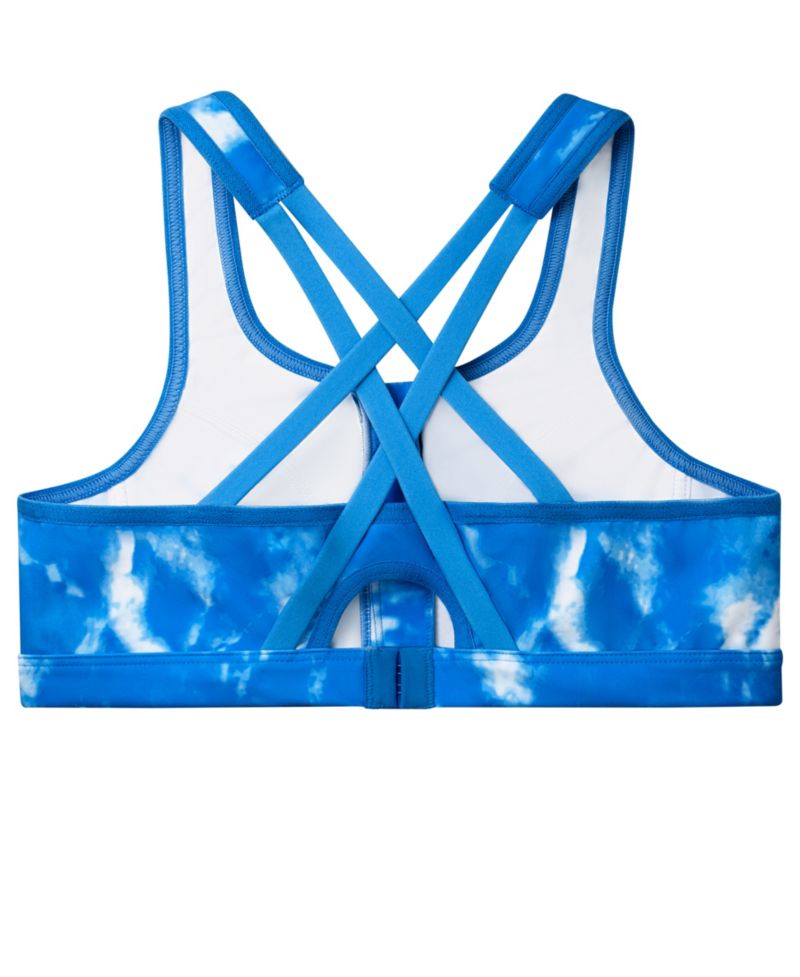 Plus Size Full Figure Zip Up Front Closure Sports Wirefree Bra 9266
