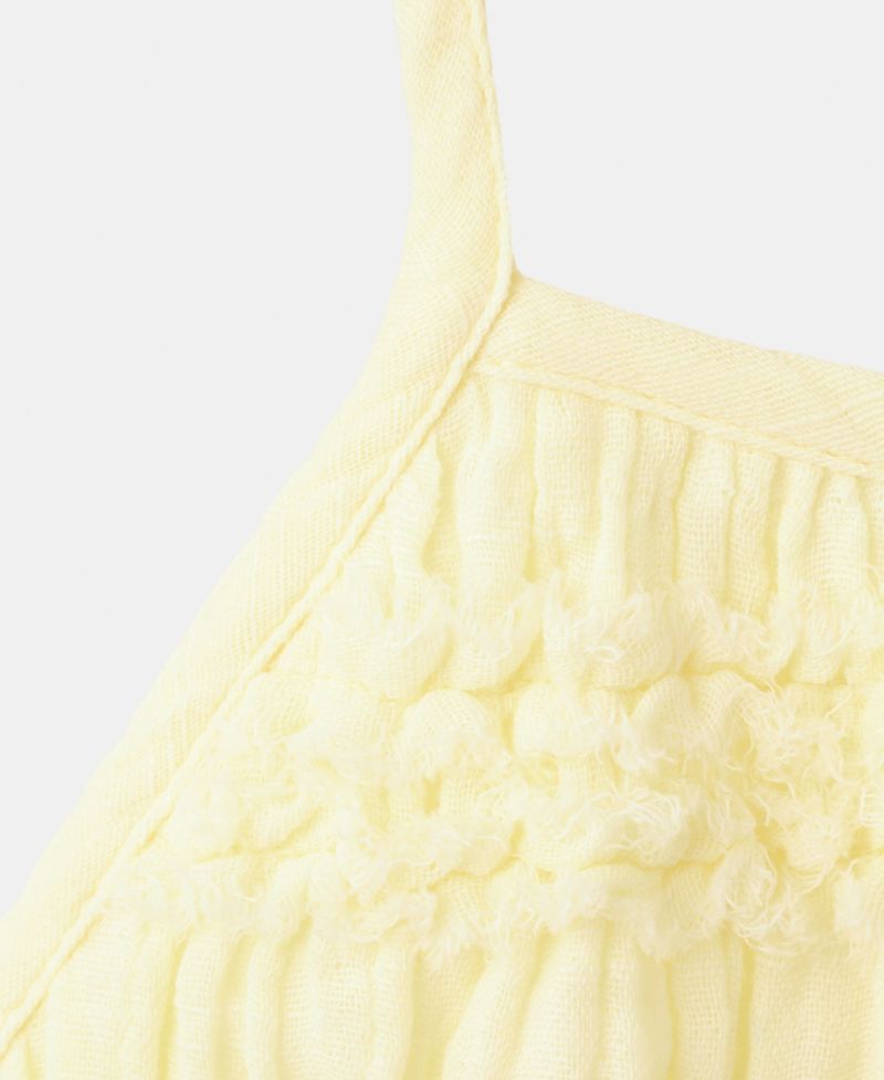 Women's Halter-Neck Crinkle Top